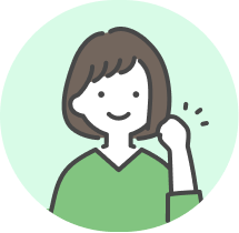 任せてほしい女性イラスト